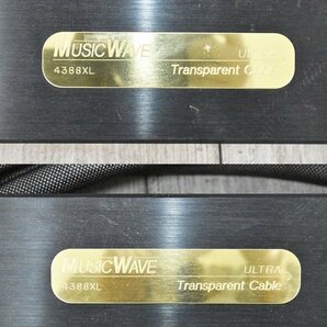 ◇p1712 中古品 Transparent トランスペアレント スピーカーケーブル MUSIC WAVE ULTRA 4388XL 2.4m ペアの画像7