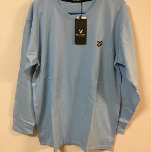 LYLE&SCOTT ライルアンドスコット　長袖　Tシャツ　メンズ　水色