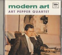 CD　★Art Pepper Quartet Modern Art　国内盤　(Intro Records (3) TOCJ-6807)　_画像1