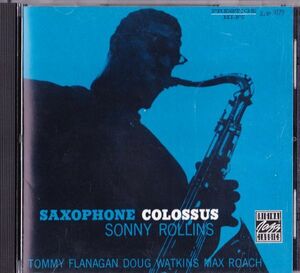 CD　★Sonny Rollins Saxophone Colossus　US盤　(OJCCD-291-2)