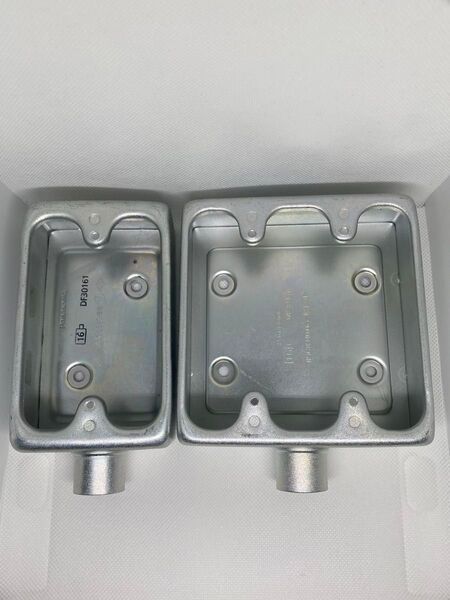 パナソニック 露出スイッチボックス/ 厚鋼電線管用 鋼板製 2個セット (ボックスのみ)