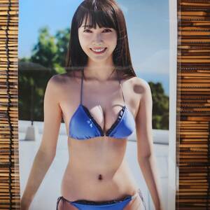 [ высокое качество толстый 150μ ламинирование обработка ] Fukuda rumikaFLASH2024 весна номер купальный костюм A4 журнал вырезки 6 страница [ bikini model ]