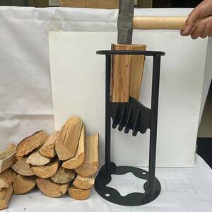  firewood tenth pcs firewood tenth machine firewood tenth vessel wood chopper .. fire .... wood stove camp outdoor fireplace gold do ring cracker fixation hole equipped 