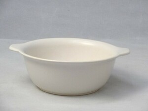 ＩＨ対応陶器　陶製ラーメン鉢　白