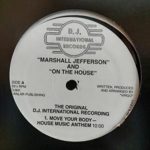 12inchレコード　MARSHALL JEFFERSON & ON THE HOUSE / MOVE YOUR BODY