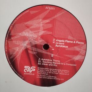 12inchレコード　ANGELA FLAME & PACOU / AUTOFOKUS