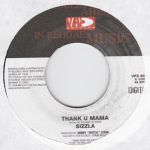 Epレコード　SIZZLA / THANK U MAMA (ONE TO ONE)