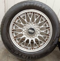 ★中古品★ BBS TOYOTA RG173 16×7J+45 114.3-5H 20セルシオ後期 純正オプション DELINTE AW5 215/60R16 2019 未走行【他商品と同梱歓迎】_画像2