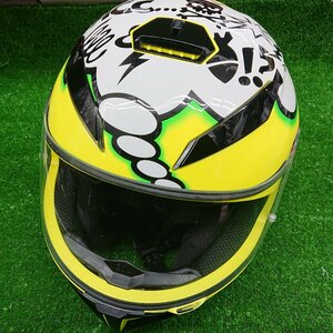 ★中古品★AGV (エージーブイ) バイクヘルメット フルフェイス K-3 SV MISANO/ミサノ 0T43-A【他商品と同梱歓迎】