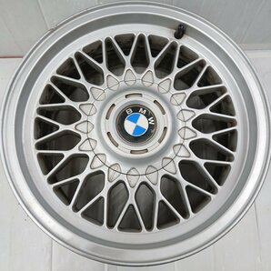 ★中古品★BMW 純正 16インチ 16×8J +23 120-5H メッシュ E38 ７シリーズ【他商品と同梱歓迎】の画像4