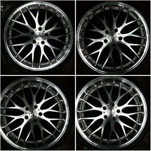 ★中古品★LOXARNY MULTIFORCHETTA タイヤはおまけ 歪みやガリ傷あり 19×8J+38 19×9J+40 114.3-5H【他商品と同梱歓迎】