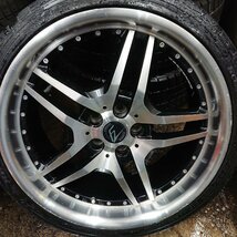 ★中古品★FIRENZE WHEELS 18インチ PCD100 5穴 トヨタ 30プリウス 8J+48 　215/40R18【他商品と同梱歓迎】_画像3