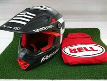 ★中古品★公道走行不可 レース専用 BELL MOTO-9S FLEX ブラック XLサイズ【他商品と同梱歓迎】_画像1