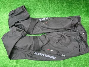 ★中古品★KOMINE コミネ バイクパンツ ウィンター ライディング XL ブラック【他商品と同梱歓迎】