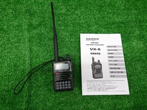 ★中古品★YAESU ヤエス VX-6 デュアルバンド トランシーバー 無線機 【他商品と同梱歓迎】