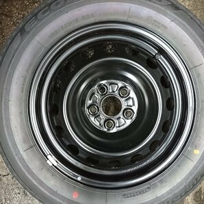 ★新車外し品★170シエンタ 純正 BRIDGESTONE ECOPIA 185/65R15 タイヤスチールホイールセット 15×5.5J 100-5H 【他商品と同梱歓迎】の画像3