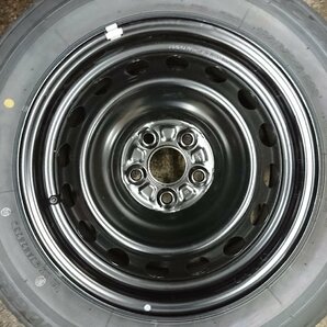 ★新車外し品★170シエンタ 純正 BRIDGESTONE ECOPIA 185/65R15 タイヤスチールホイールセット 15×5.5J 100-5H 【他商品と同梱歓迎】の画像2