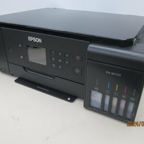 ★ジャンク品★EPSON エプソン EW-M770T 大容量インクタンク搭載 インクジェット複合機 プリンター 通電確認済み【他商品と同梱歓迎】の画像2