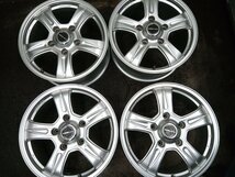 ★中古品★weds KEELER　18x8J　PCD150　＋52 200系ランドクルーザー　ランクル等へ　18インチ　4本【他商品と同梱歓迎】_画像1