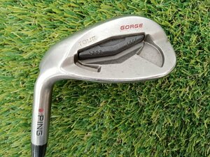 ★中古品★ PING GORGE TOUR 56/WS ウェッジ N.S.PRO 750GH Wrap Tech フレックス R レディース レフティ 左【他商品と同梱歓迎】