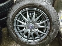 ★中古品★PIRELLI ICE ASIMMETRICO PLUS 195/65R15 スタッドレス ホイール 15×6J+53 114.3-5H 2021年 4本セット【他商品と同梱歓迎】_画像4