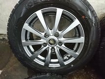 ★中古品★GOODYEAR ICENAVI6 195/65R15 2019年製 スタッドレスホイールセット 15×6J+50 114.3-5H【他商品と同梱歓迎】_画像2