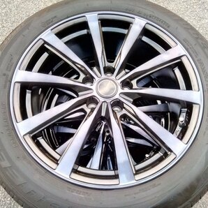 ★中古品★BRIDGESTONE DULLER H/P SPORT 225/55R18 ’20年 ホイール DIANELLA K10 ブルー 18×8J+43 114.3-5H【他商品と同梱歓迎】の画像5