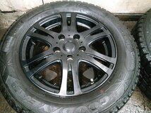 ★中古品★GOODYEAR ICENAVI 6 195/65R15 20年製 スタッドレスタイヤホイールセット 15×6J +43 114.3-5H ブラック【他商品と同梱歓迎】_画像5