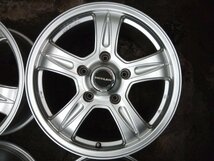 ★中古品★weds KEELER　18x8J　PCD150　＋52 200系ランドクルーザー　ランクル等へ　18インチ　4本【他商品と同梱歓迎】_画像3