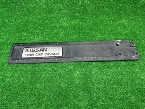 ★中古品★NISSAN 日産 HCR32 スカイライン RB20 純正 プラグカバー エンジンカバー エンジンパーツ ブラック【他商品と同梱歓迎】