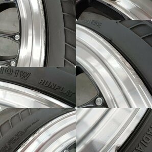 ★中古品★ Lehrmeister 19×8J＋36 114.3-5H BRIDGESTONE TURANZA 245/50R19 ヴァンガードで使用 ガリキズあり【他商品と同梱歓迎】の画像6