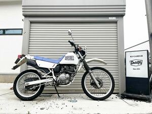 SUZUKI DJEBEL 200 実動車　200cc キャブレター ジェベル　スズキ　バイク　車体　オフロード　4スト　オフ車