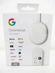 【送料無料】【新品未開封品】 グーグル クロームキャスト HD /Google Chromecast with GoogleTV (HD) Snow GA03131-JP ■L27933YER-3K