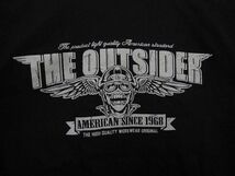 OUTSIDER アメリカンバイク 半袖Tシャツ ハーレー イーグル スカルデザイン アメカジ アメリカン 黒 メンズ Lサイズ ■L27910SSA24-50_画像4