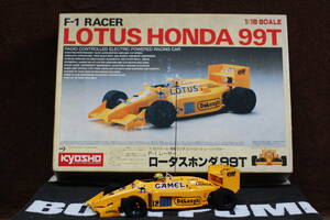 京商 ★☆1/18 F1 ロータスホンダ 99T　LOTUS HONDA 99T セナ 中嶋 2台セット(完成車1台　未組立1台)