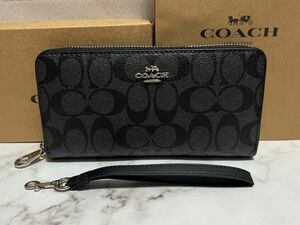 COACH 財布 メンズ レディース 長財布 コーチ シグネチャー 小銭入れ