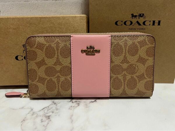 COACH 財布 シグネチャー レディース 長財布 コーチ