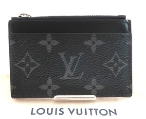 ルイヴィトン 現行モデル モノグラム エクリプス コンパクト コインカード ホルダー コインケース M82253 LOUIS VUITTON　/33155