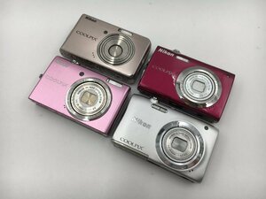 ♪▲【Nikon ニコン】コンパクトデジタルカメラ 4点セット COOLPIX S4000 他 まとめ売り 0404 8