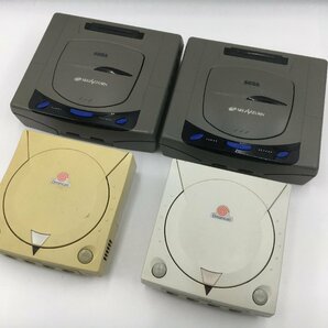 ♪▲【SEGA セガ】セガサターン/ドリームキャスト 本体 4点セット HST-3210 HKT-3000 まとめ売り 0408 2の画像1