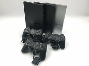 ♪▲【SONY ソニー】PS2 PlayStation2 本体/コントローラー 6点セット SCPH-75000 他 まとめ売り 0408 2