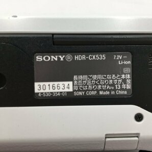 ♪▲【SONY ソニー 2013年製】デジタルビデオカメラ HDR-CX535 0411 8の画像8