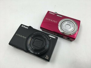 ♪▲【Nikon ニコン】コンパクトデジタルカメラ 2点セット COOLPIX S6100/S230 まとめ売り 0411 8