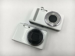 ♪▲【CASIO カシオ】コンパクトデジタルカメラ 2点セット EX-ZR20 EX-ZR500 まとめ売り 0412 8