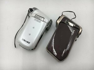 ♪▲【SANYO サンヨー】Xacti デジタルビデオカメラ ハンディカム 2点セット DMX-HD700/CG100 まとめ売り 0412 8