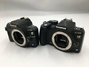 ♪▲【OLYMPUS オリンパス】デジタル一眼レフカメラボディ 2点セット E-520/410 まとめ売り 0415 8