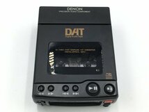 ♪▲【DENON デノン】ポータブルDAT デジタルオーディオテープレコーダー DTR-80P 0416 10_画像2