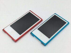 ♪▲【Apple アップル】iPod nano 第7世代 MD744J MD477J 16GB 2点セット まとめ売り 0417 9