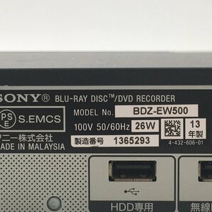 ♪▲【SONY 2013年製】ブルーレイディスクレコーダー 500GB BDZ-EW500 0418 1の画像9