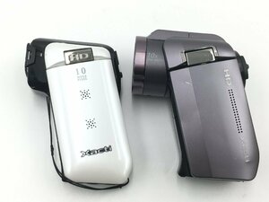 ♪▲【SANYO サンヨー】デジタルビデオカメラ ハンディカム 2点セット DMX-HD1010/CG11 まとめ売り 0418 8